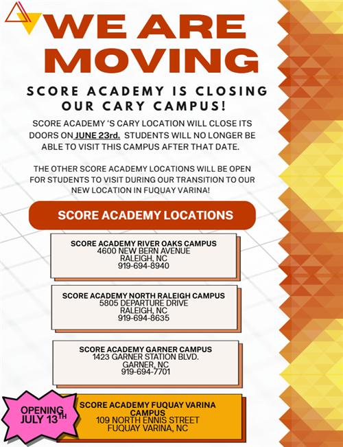 Cary site moving